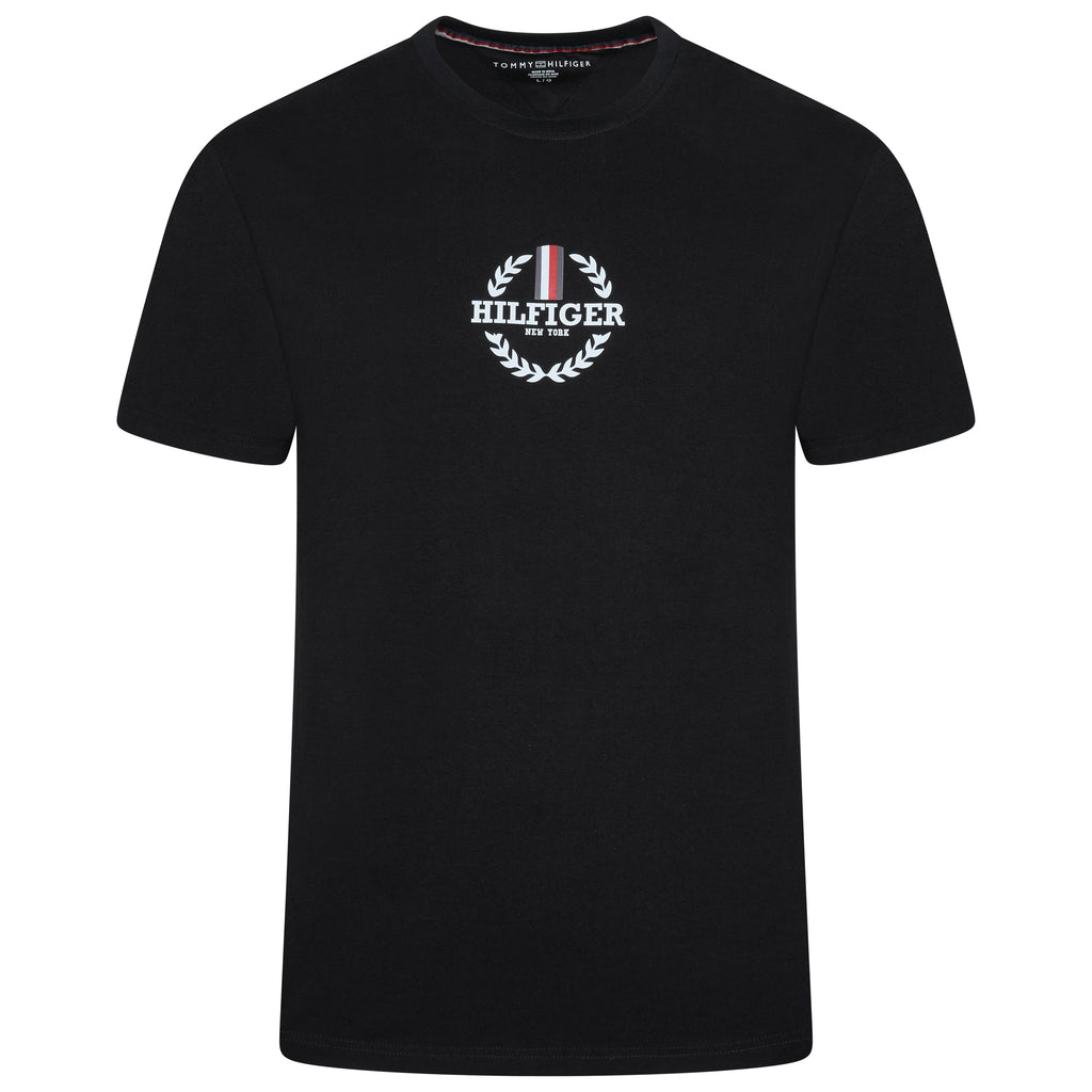 Tommy Hilfiger Global Stripe Print Graphic T-Shirt