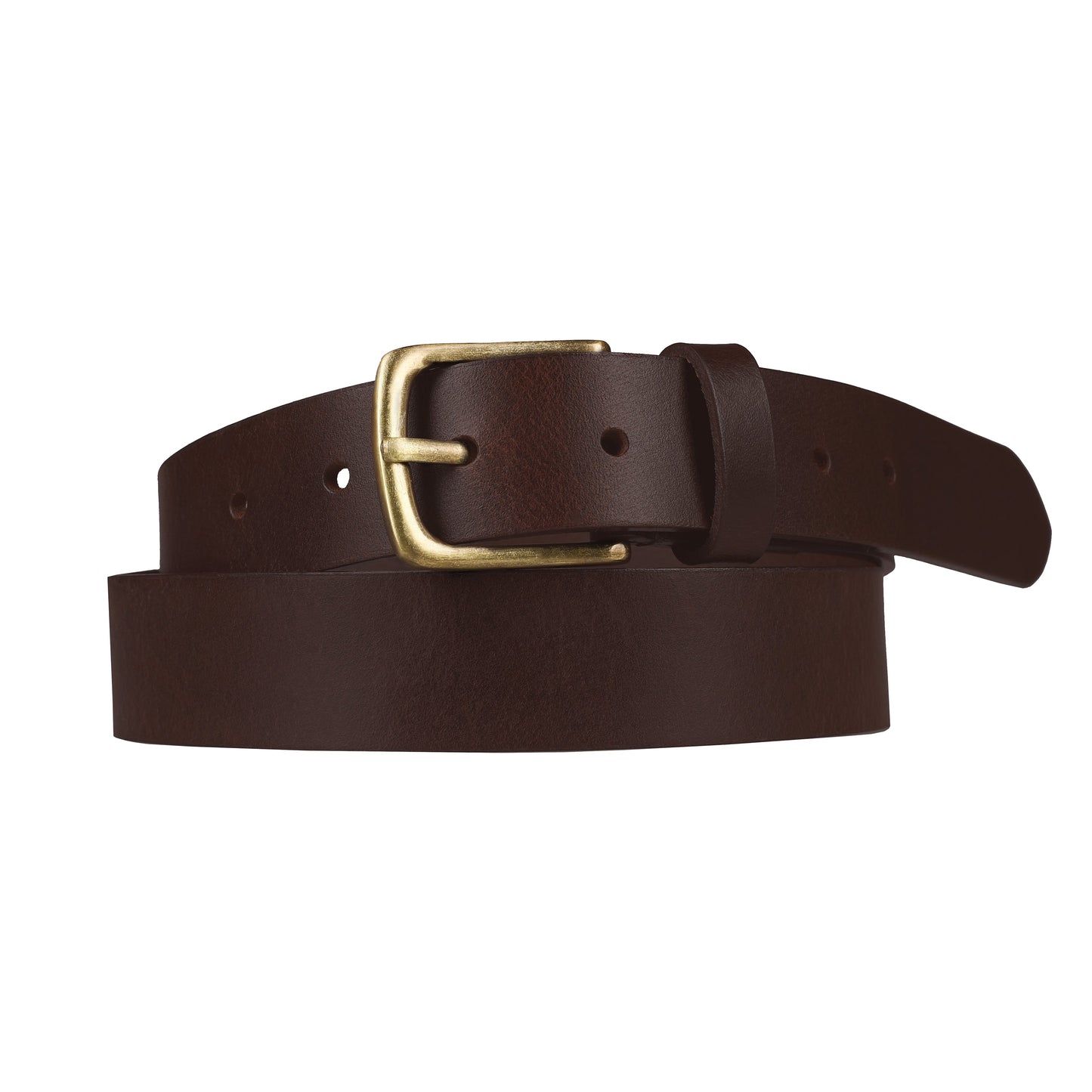Outback 1.25" Wide Round Buckle Full Grain Leather Belt