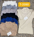 Long Sleeve Comfort High Collar Sweater