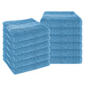 Rhodes Towel Aqua 100% Cotton Hotel Quality Soft Super Absorbent Hand Bath Towels, Sheets & Face Cloths by OLIVIA ROCCO