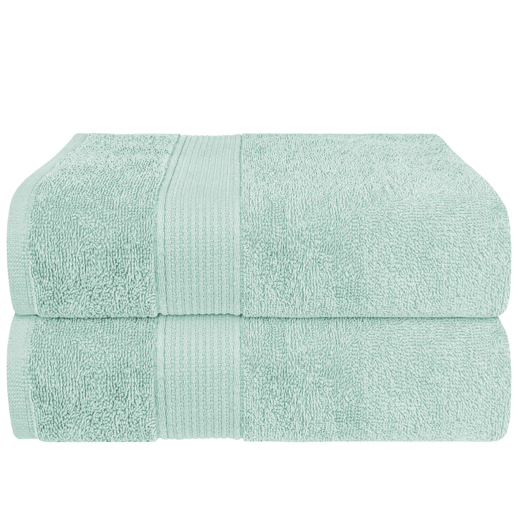 Rhodes Towel Seafoam 100% Cotton Hotel Quality Soft Super Absorbent Hand Bath Towels, Sheets & Face Cloths by OLIVIA ROCCO
