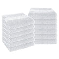 Rhodes Towel White 100% Cotton Hotel Quality Soft Super Absorbent Hand Bath Towels, Sheets & Face Cloths by OLIVIA ROCCO