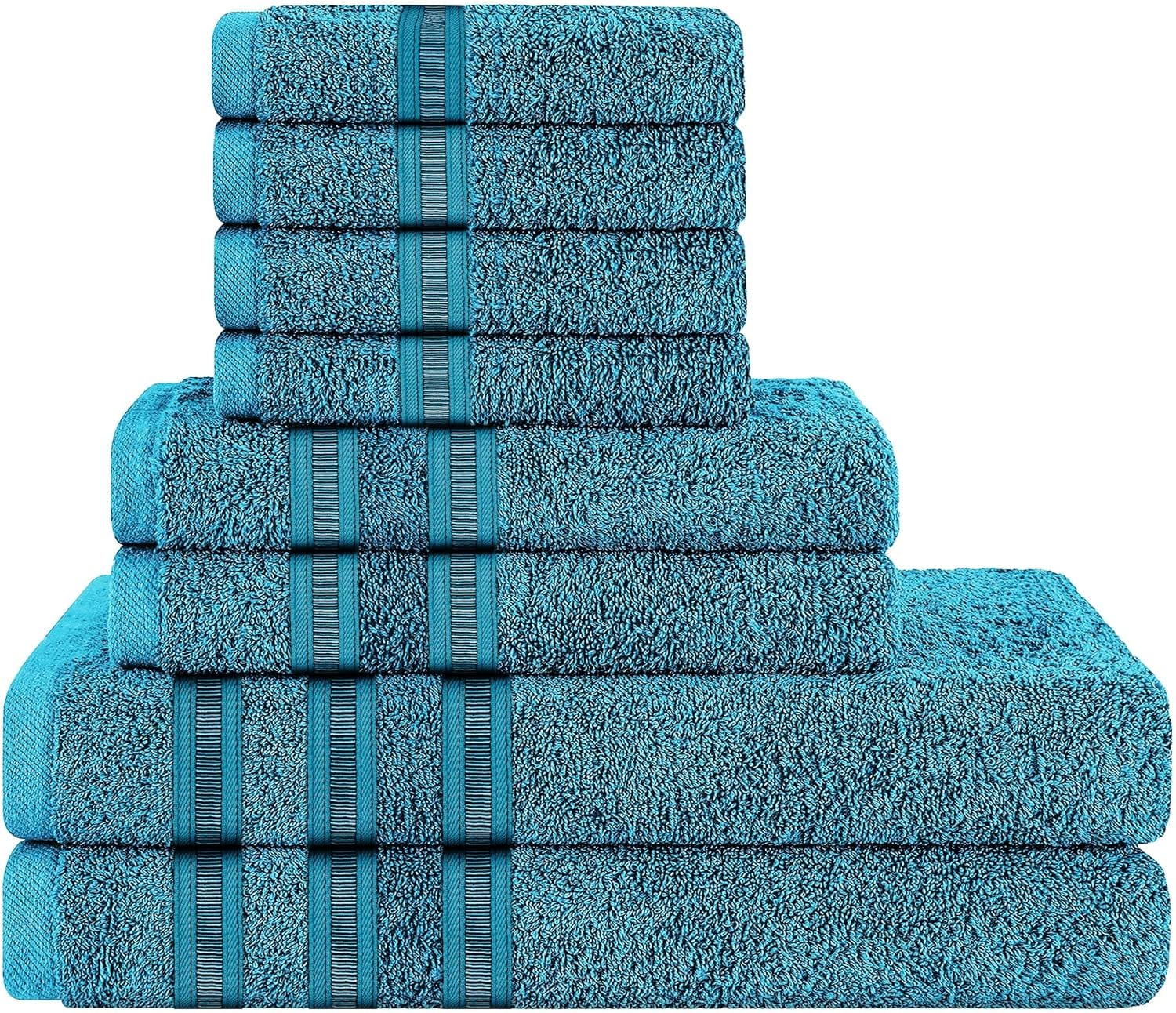Ritz Viscose Stripe Super Soft Cotton Luxury Absorbent Towels, Jumbo Bath Sheet Packs & Towel Bale Sets Available by OLIVIA ROCCO