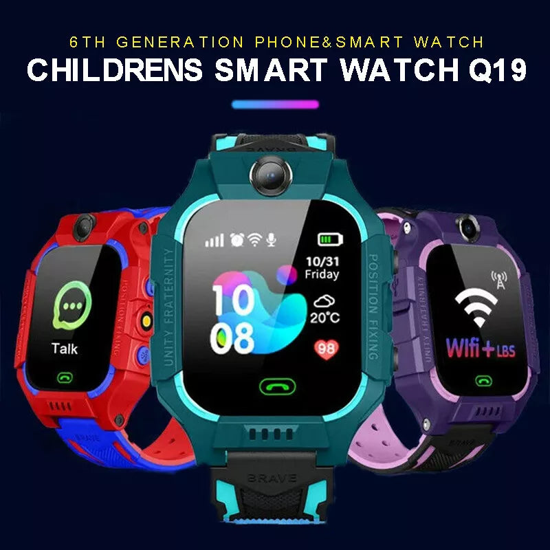 Kids 4G Smart Watch with SOS GPS Location, Sim Card Call, Camera, and Waterproof for IOS and Android 2025 - Charging, Wearable galaxy watch 7 Chip Clock