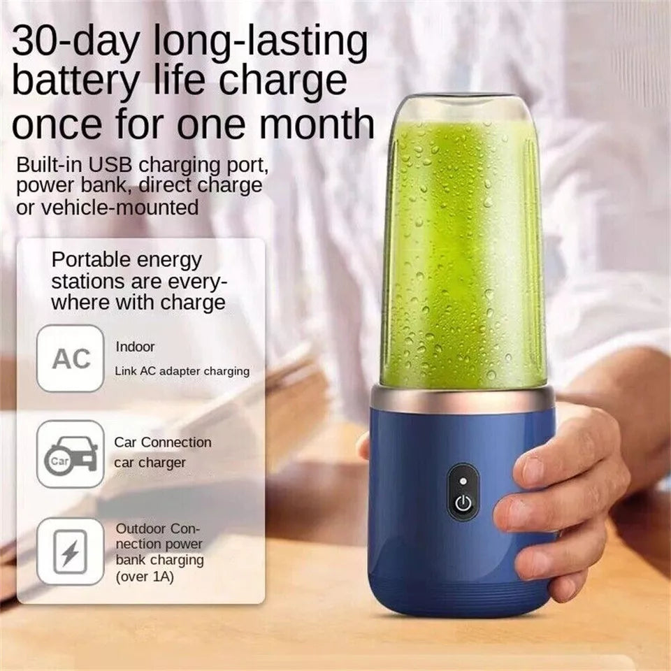 Electric Juice Maker Portable Blender Smoothie USB Mini Juicer Fruit Machine UK