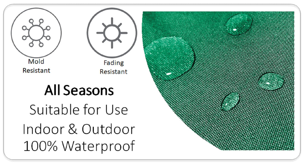 Safari Outdoor Waterproof Cushions 43x43cm Premium Comfort Durable Hollow-Fibre Filled Water-Resistant Stylish Decor for Patio Garden Beach Travel by OLIVIA ROCCO