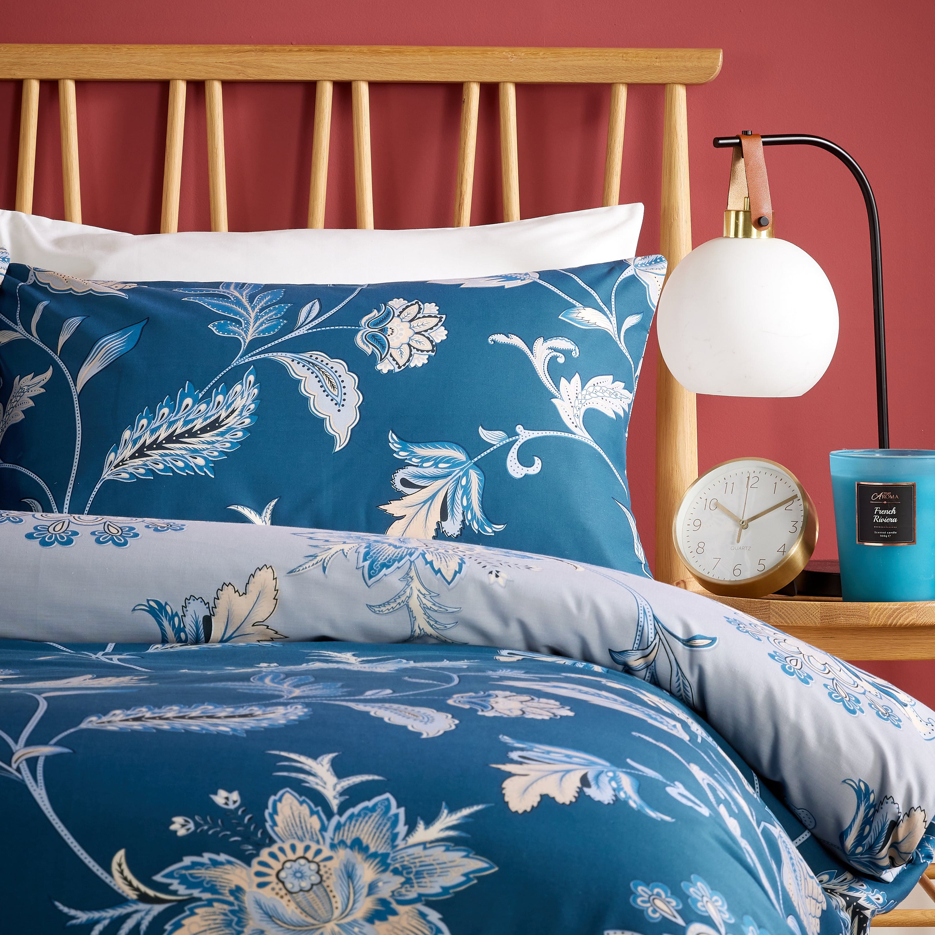 Shimla Duvet Cover Set Easy Care Quilt Covers with Pillowcases Super Soft Reversible Bedding Bed Linen Sets by OLIVIA ROCCO