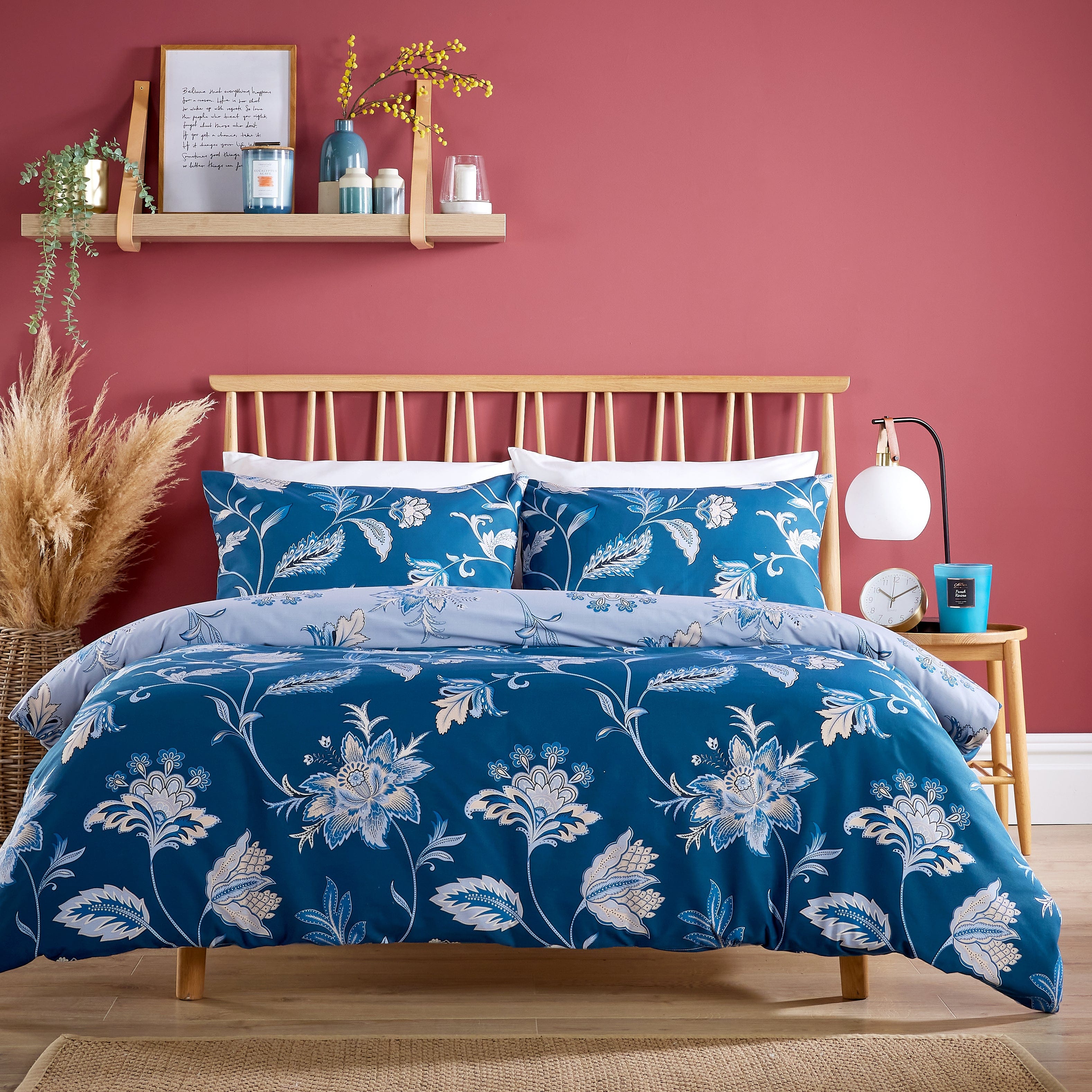 Shimla Duvet Cover Set Easy Care Quilt Covers with Pillowcases Super Soft Reversible Bedding Bed Linen Sets by OLIVIA ROCCO