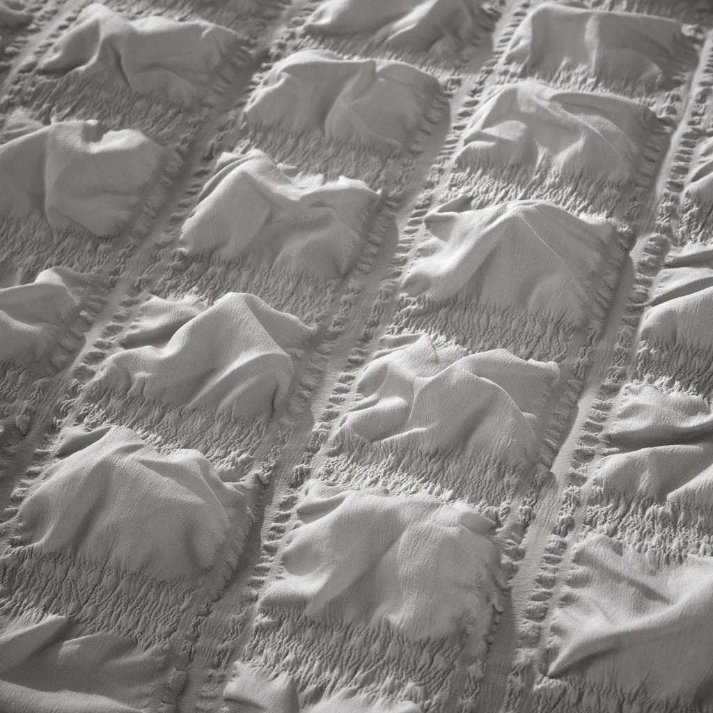 Soho Grey Microfibre Duvet Cover Set with Pillowcases Quilted Super Soft Easy Care Bedding Bed Linen Set by OLIVIA ROCCO
