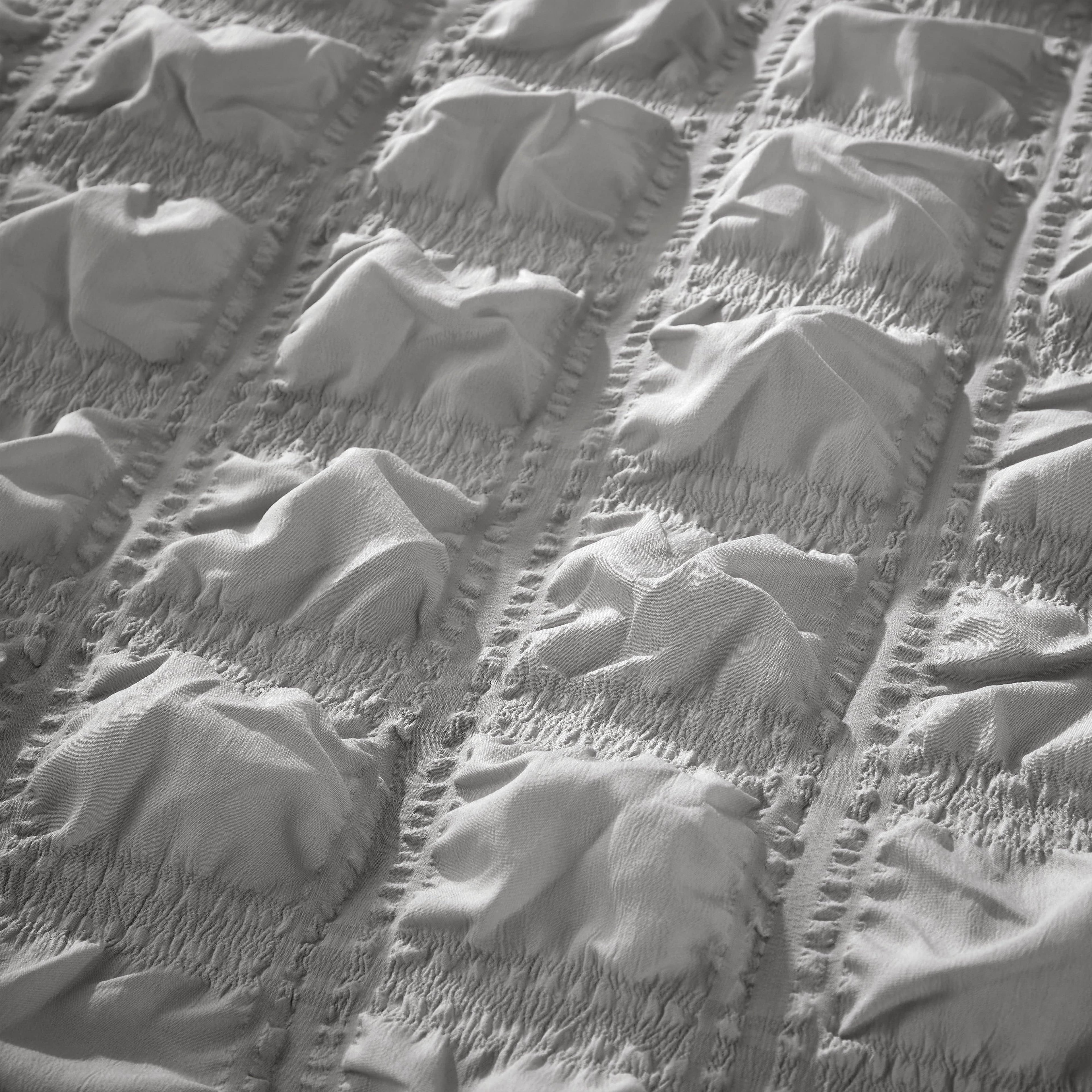 Soho Grey Microfibre Duvet Cover Set with Pillowcases Quilted Super Soft Easy Care Bedding Bed Linen Set by OLIVIA ROCCO