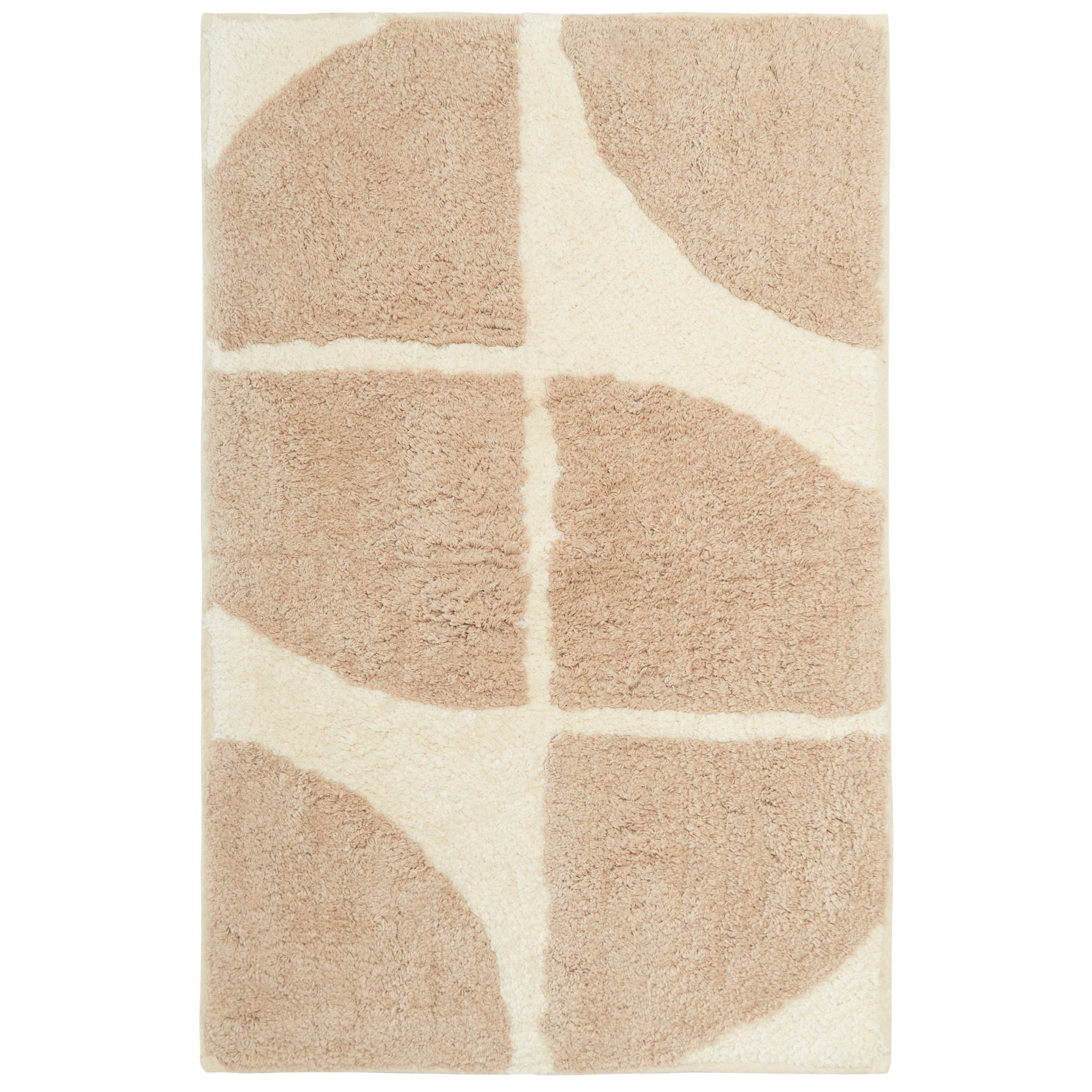 Stockholm Bath Mat Non Slip Backing Super Soft Water Absorbent Cotton Blend Mats Quick-Drying Bathroom Toilet Floor Rug by OLIVIA ROCCO