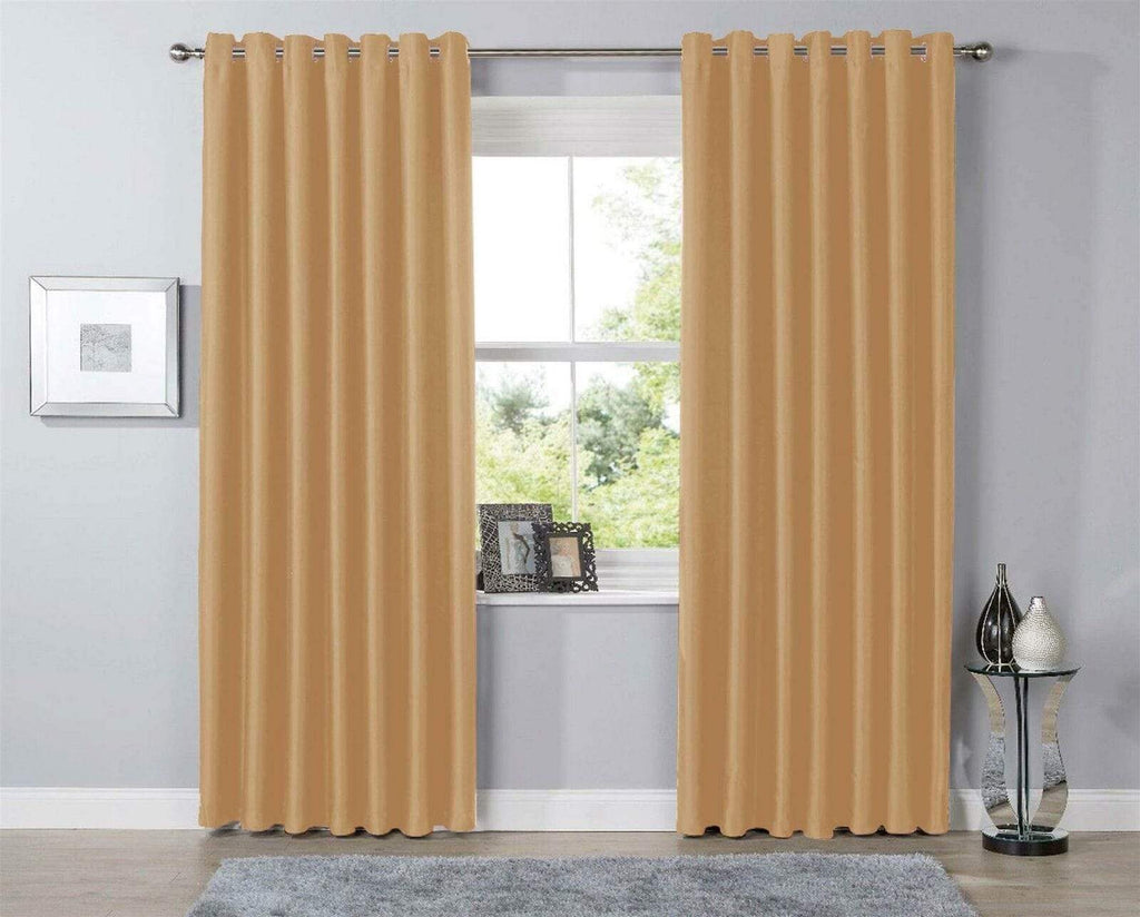 Thermal Blackout Room Darkening Curtains Energy Saving Light Blocking Panels in 12 Colours for Bedrooms and Living Rooms Multiple Sizes by OLIVIA ROCCO