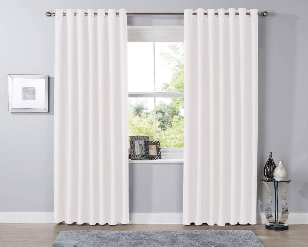 Thermal Blackout Room Darkening Curtains Energy Saving Light Blocking Panels in 12 Colours for Bedrooms and Living Rooms Multiple Sizes by OLIVIA ROCCO
