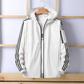 Trendy Casual Hooded Windbreaker Rainproof Sport Jacket