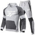 Trendy Unisex Printed Hoodie Sports Tracksuit Set