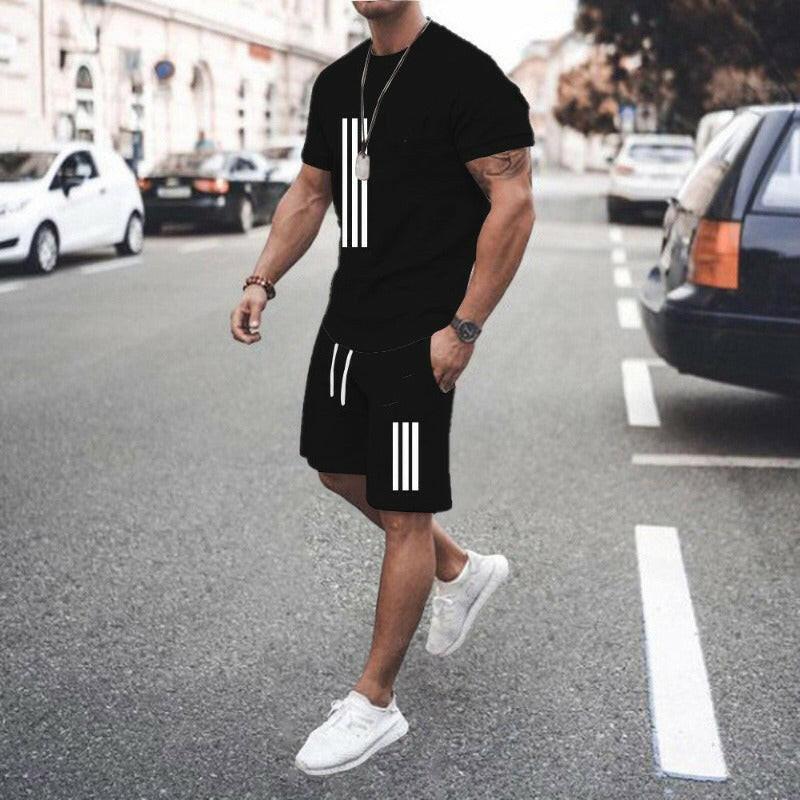 Unique Summer Short Sleeve T-Shirt Set