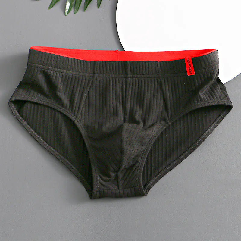 Trendy Men's Triangle Briefs - Breathable Cotton Underwear