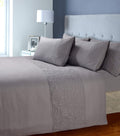 Venezia Embellished Duvet Set Luxurious Cosy and Easy Care Quilt Cover in Various Colours and Sizes by OLIVIA ROCCO