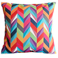 Waterproof Breathable California Multi Hollowfibre Filled Cushions 43x43cm for Outdoor Garden Bench Sofa or Indoor Use by OLIVIA ROCCO