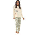 Women's Cockapoo Cotton Jersey Pyjama Set Long Sleeve Lounge Wear PJs by Daisy Dreamer