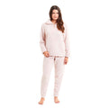Women's Super Soft Teddy Fleece Loungewear Set Cozy Elasticated Waistband Pants and Zip Front Top by Daisy Dreamer