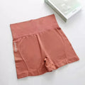 Women’s High Waist Seamless Fitness Shorts – One Size